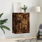vidaXL Wandschrank Räuchereiche 69,5x34x90 cm Holzwerkstoff vidaXL Wandschrank Räuchereiche 69,5x34x90 cm Holzwerkstoff