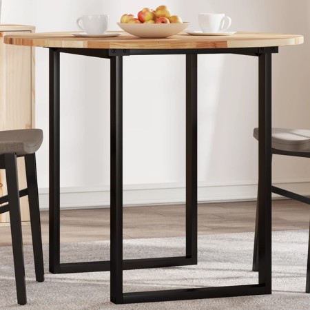 vidaXL Tischplatte Rund Ø90x2 cm Massivholz Akazie