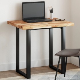 vidaXL Tischplatte Rechteckig 80x60x4 cm Massivholz Akazie