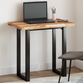 vidaXL Tischplatte Rechteckig 80x50x4 cm Massivholz Akazie