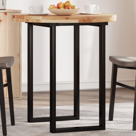 vidaXL Tischplatte Rund Ø70x4 cm Massivholz Akazie