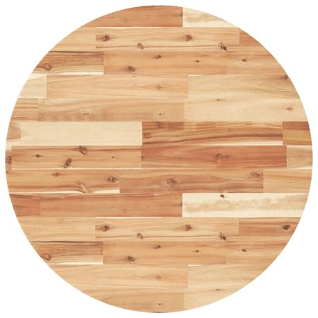 vidaXL Tischplatte Rund Ø70x4 cm Massivholz Akazie