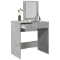 vidaXL Schminktisch mit Spiegel Betongrau 73x46,5x120 cm vidaXL Schminktisch mit Spiegel Betongrau 73x46,5x120 cm