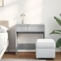 vidaXL Schminktisch mit Spiegel Betongrau 73x46,5x120 cm vidaXL Schminktisch mit Spiegel Betongrau 73x46,5x120 cm