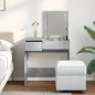 vidaXL Schminktisch mit Spiegel Betongrau 73x46,5x120 cm vidaXL Schminktisch mit Spiegel Betongrau 73x46,5x120 cm