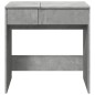 vidaXL Schminktisch mit Spiegel Betongrau 73x46,5x120 cm vidaXL Schminktisch mit Spiegel Betongrau 73x46,5x120 cm