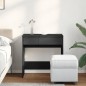 vidaXL Schminktisch mit Spiegel Schwarz 73x46,5x120 cm vidaXL Schminktisch mit Spiegel Schwarz 73x46,5x120 cm