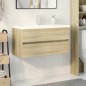 vidaXL 2-tlg. Badmöbel-Set Keramik und Holzwerkstoff vidaXL 2-tlg. Badmöbel-Set Keramik und Holzwerkstoff