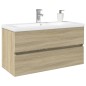vidaXL 2-tlg. Badmöbel-Set Keramik und Holzwerkstoff vidaXL 2-tlg. Badmöbel-Set Keramik und Holzwerkstoff