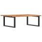 vidaXL Waschbeckenregal Wandmontage Stahl und Akazienholz vidaXL Waschbeckenregal Wandmontage Stahl und Akazienholz
