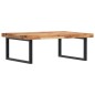 vidaXL Waschbeckenregal Wandmontage Stahl und Akazienholz vidaXL Waschbeckenregal Wandmontage Stahl und Akazienholz