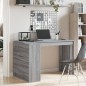 vidaXL Schreibtisch Grau Sonoma 123,5x73,5x75 cm Holzwerkstoff vidaXL Schreibtisch Grau Sonoma 123,5x73,5x75 cm Holzwerkstoff