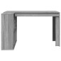 vidaXL Schreibtisch Grau Sonoma 123,5x73,5x75 cm Holzwerkstoff vidaXL Schreibtisch Grau Sonoma 123,5x73,5x75 cm Holzwerkstoff