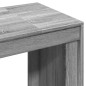 vidaXL Schreibtisch Grau Sonoma 123,5x73,5x75 cm Holzwerkstoff vidaXL Schreibtisch Grau Sonoma 123,5x73,5x75 cm Holzwerkstoff
