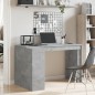 vidaXL Schreibtisch Betongrau 123,5x73,5x75 cm Holzwerkstoff vidaXL Schreibtisch Betongrau 123,5x73,5x75 cm Holzwerkstoff