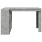 vidaXL Schreibtisch Betongrau 123,5x73,5x75 cm Holzwerkstoff vidaXL Schreibtisch Betongrau 123,5x73,5x75 cm Holzwerkstoff