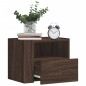 vidaXL Wand-Nachttische 2 Stk. Braun Eichen-Optik 45x30x35 cm vidaXL Wand-Nachttische 2 Stk. Braun Eichen-Optik 45x30x35 cm