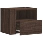 vidaXL Wand-Nachttische 2 Stk. Braun Eichen-Optik 45x30x35 cm vidaXL Wand-Nachttische 2 Stk. Braun Eichen-Optik 45x30x35 cm