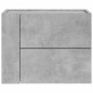vidaXL Wand-Nachttische 2 Stk. Betongrau 45x30x35 cm vidaXL Wand-Nachttische 2 Stk. Betongrau 45x30x35 cm
