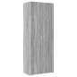 vidaXL Highboard Grau Sonoma 70x42,5x185 cm Holzwerkstoff vidaXL Highboard Grau Sonoma 70x42,5x185 cm Holzwerkstoff
