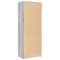 vidaXL Highboard Grau Sonoma 70x42,5x185 cm Holzwerkstoff vidaXL Highboard Grau Sonoma 70x42,5x185 cm Holzwerkstoff