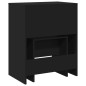 vidaXL Schminktisch mit Hocker Schwarz 60x40x113,5 cm vidaXL Schminktisch mit Hocker Schwarz 60x40x113,5 cm