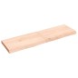Tischplatte 140x40x6 cm Massivholz Eiche Unbehandelt Tischplatte 140x40x6 cm Massivholz Eiche Unbehandelt