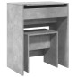 vidaXL Schminktisch mit Hocker Betongrau 60x40x113,5 cm vidaXL Schminktisch mit Hocker Betongrau 60x40x113,5 cm