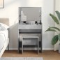 vidaXL Schminktisch mit Hocker Betongrau 60x40x113,5 cm vidaXL Schminktisch mit Hocker Betongrau 60x40x113,5 cm
