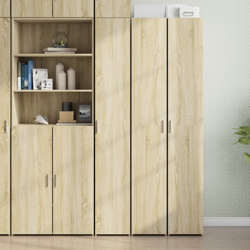 vidaXL Highboard Sonoma-Eiche 30x42,5x185 cm Holzwerkstoff vidaXL Highboard Sonoma-Eiche 30x42,5x185 cm Holzwerkstoff