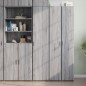 vidaXL Highboard Grau Sonoma 40x42,5x185 cm Holzwerkstoff vidaXL Highboard Grau Sonoma 40x42,5x185 cm Holzwerkstoff