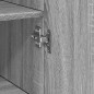 vidaXL Highboard Grau Sonoma 40x42,5x185 cm Holzwerkstoff vidaXL Highboard Grau Sonoma 40x42,5x185 cm Holzwerkstoff
