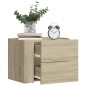 vidaXL Wand-Nachttische 2 Stk. Sonoma-Eiche 45x30x35 cm vidaXL Wand-Nachttische 2 Stk. Sonoma-Eiche 45x30x35 cm