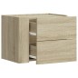 vidaXL Wand-Nachttische 2 Stk. Sonoma-Eiche 45x30x35 cm vidaXL Wand-Nachttische 2 Stk. Sonoma-Eiche 45x30x35 cm