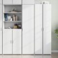 vidaXL Highboard Weiß 45x42,5x185 cm Holzwerkstoff vidaXL Highboard Weiß 45x42,5x185 cm Holzwerkstoff