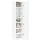 vidaXL Highboard Weiß 45x42,5x185 cm Holzwerkstoff vidaXL Highboard Weiß 45x42,5x185 cm Holzwerkstoff