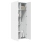 vidaXL Highboard Weiß 70x42,5x185 cm Holzwerkstoff vidaXL Highboard Weiß 70x42,5x185 cm Holzwerkstoff