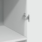 vidaXL Highboard Weiß 70x42,5x185 cm Holzwerkstoff vidaXL Highboard Weiß 70x42,5x185 cm Holzwerkstoff