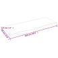 Tischplatte Dunkelgrau 100x40x4 cm Massivholz Eiche Behandelt Tischplatte Dunkelgrau 100x40x4 cm Massivholz Eiche Behandelt