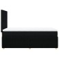vidaXL Boxspringbett mit Matratze Schwarz 90x190 cm Stoff vidaXL Boxspringbett mit Matratze Schwarz 90x190 cm Stoff