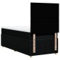 vidaXL Boxspringbett mit Matratze Schwarz 90x190 cm Stoff vidaXL Boxspringbett mit Matratze Schwarz 90x190 cm Stoff