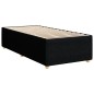 vidaXL Boxspringbett mit Matratze Schwarz 90x190 cm Stoff vidaXL Boxspringbett mit Matratze Schwarz 90x190 cm Stoff