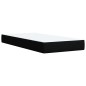 vidaXL Boxspringbett mit Matratze Schwarz 90x190 cm Stoff vidaXL Boxspringbett mit Matratze Schwarz 90x190 cm Stoff