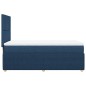 vidaXL Boxspringbett mit Matratze Blau 90x190 cm Stoff vidaXL Boxspringbett mit Matratze Blau 90x190 cm Stoff