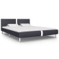 vidaXL Bettgestell Schwarz Kunstleder 140 x 200 cm vidaXL Bettgestell Schwarz Kunstleder 140 x 200 cm