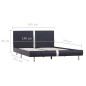 vidaXL Bettgestell Schwarz Kunstleder 140 x 200 cm vidaXL Bettgestell Schwarz Kunstleder 140 x 200 cm