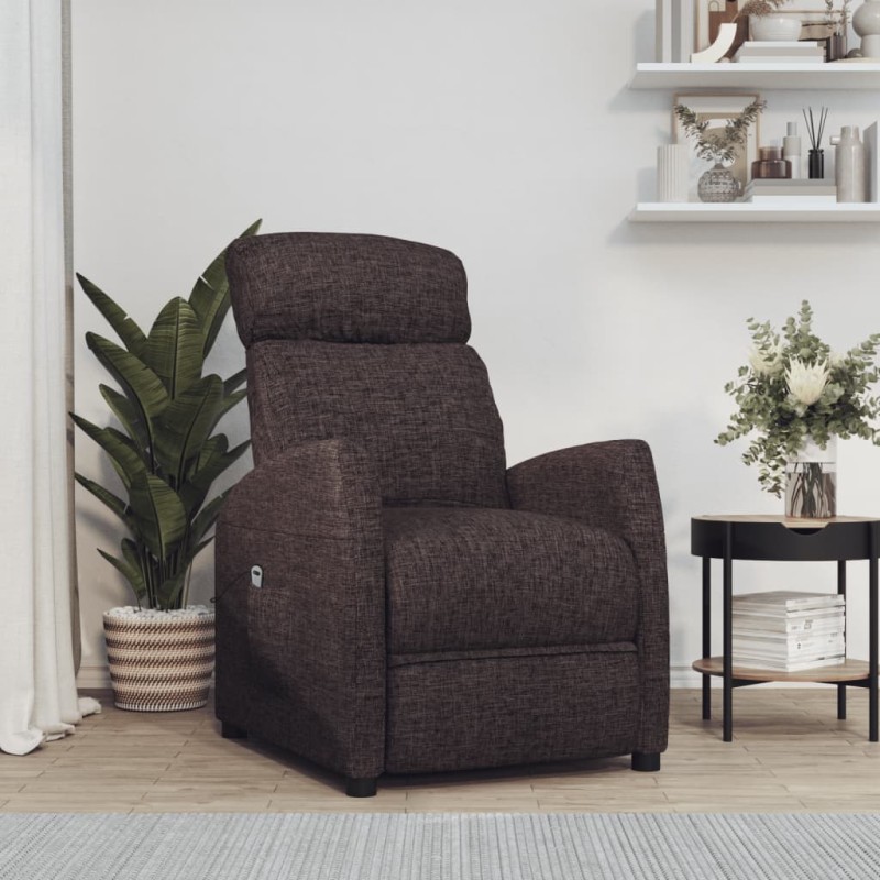 Aufstehsessel Dunkelbraun Stoff Aufstehsessel Dunkelbraun Stoff