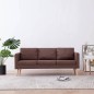 3-Sitzer-Sofa Stoff Braun 3-Sitzer-Sofa Stoff Braun