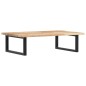 vidaXL Waschbeckenregal Wandmontage Stahl und Akazienholz vidaXL Waschbeckenregal Wandmontage Stahl und Akazienholz