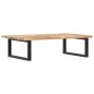 vidaXL Waschbeckenregal Wandmontage Stahl und Akazienholz vidaXL Waschbeckenregal Wandmontage Stahl und Akazienholz